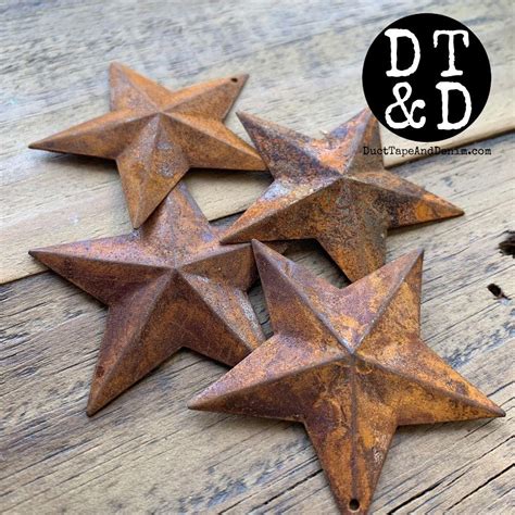 rustic metal stars